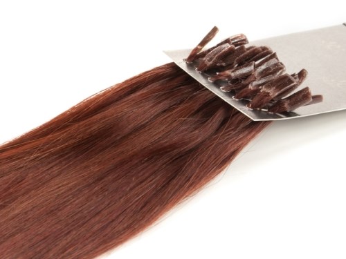 Rapunzel of Sweden Nail Hair Nail Hair Premium Straight 5.5 Mahogany Brown