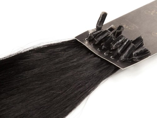 Rapunzel of Sweden Nail Hair Original Straight 60 cm 1.0 Black