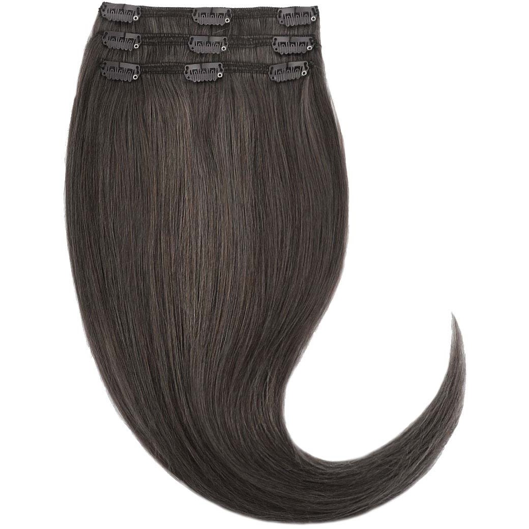 Rapunzel of Sweden Clip-on set 3 pieces 30 cm 2.6 Dark Ash Brown