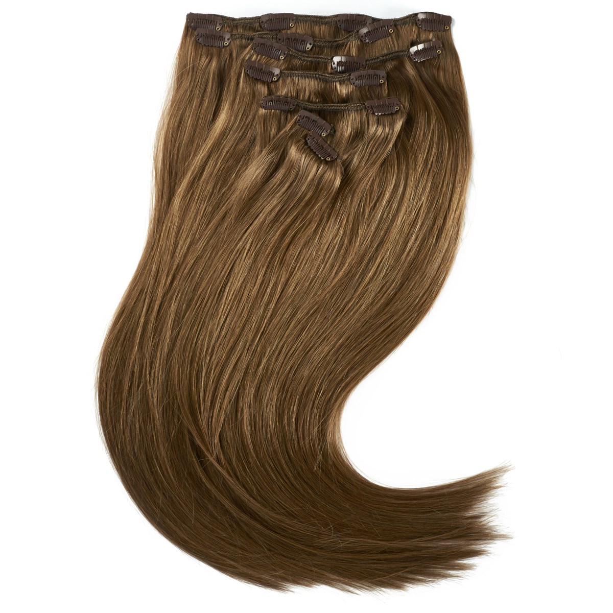 Läs mer om Rapunzel of Sweden Clip-on set 7 pieces 40 cm 5.0 Brown