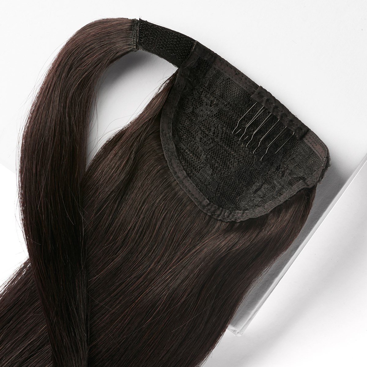 Alternativ bild 1 för Rapunzel of Sweden Hair pieces Clip-in Ponytail Original 50 cm 1.2 Bla