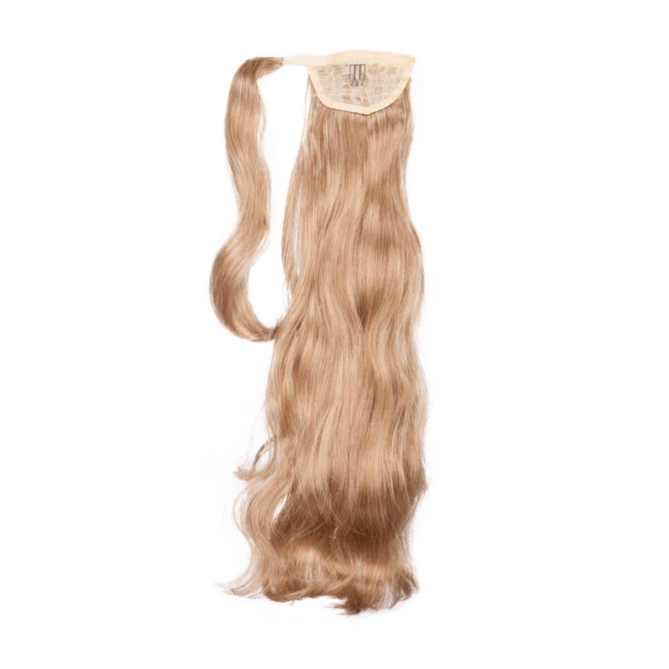 Rapunzel of Sweden Clip-in Ponytail Synthetic Beach Wave 4.1 Cendre Ash Brown 50cm