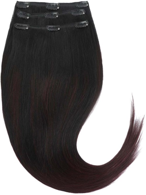 Rapunzel of Sweden 3 pieces 50 cm Cherry Infused Black Balayage B1.0/6.12