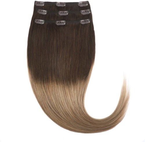 Rapunzel of Sweden 3 pieces 50 cm O2.2/7.3 Brown Ash Ombre