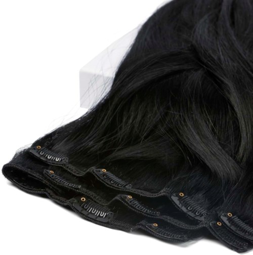 Rapunzel of Sweden Clip-on set 7 pieces 70 cm 1.0 Black
