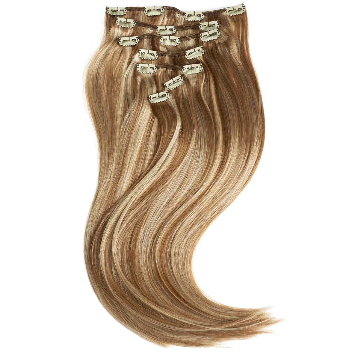Rapunzel of Sweden Clip-on set 7 pieces 50 cm M5.4/7.8 Strawberry Brow