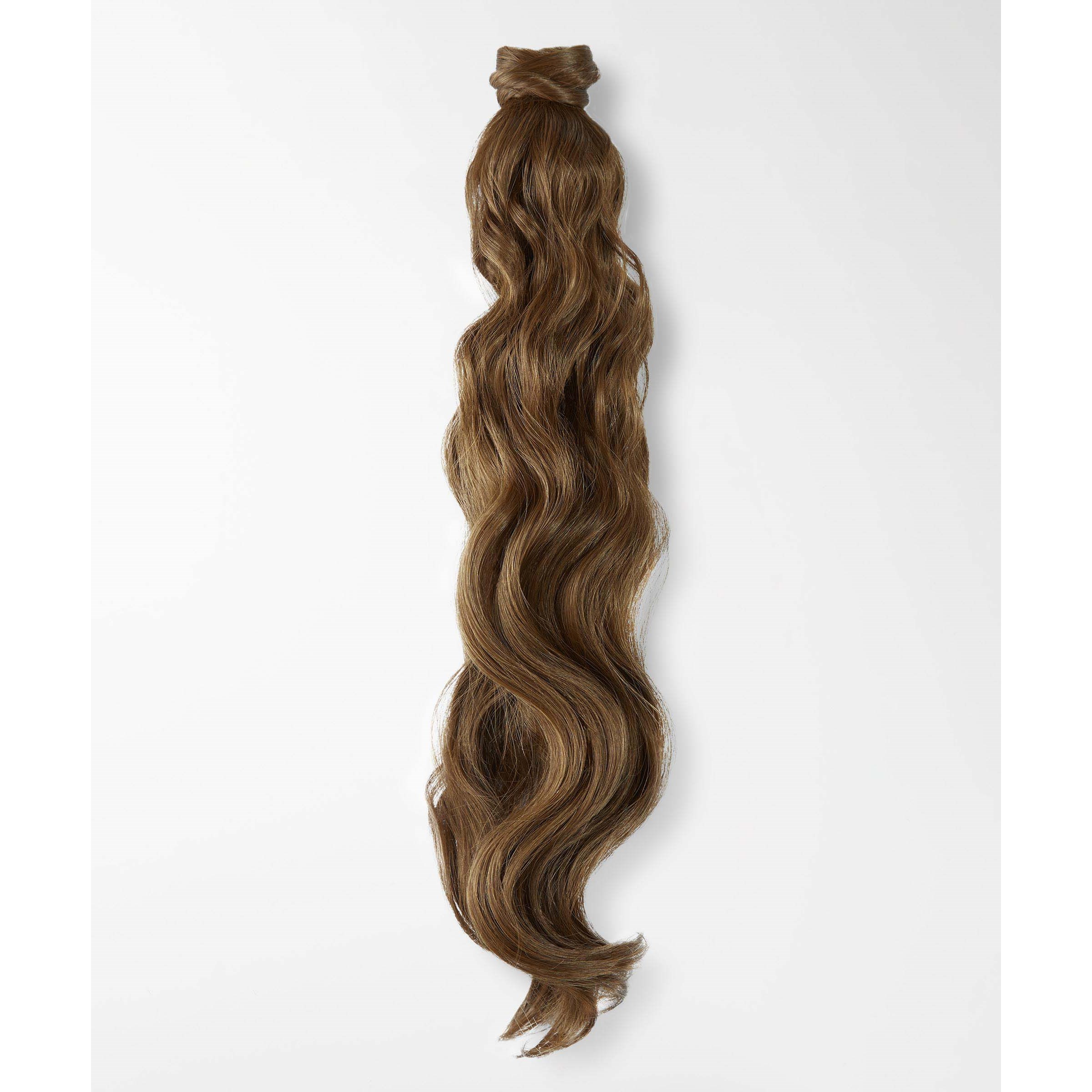 Läs mer om Rapunzel of Sweden Vegan Fibre Clip-in Ponytail Beach Wave 5.0 Brown