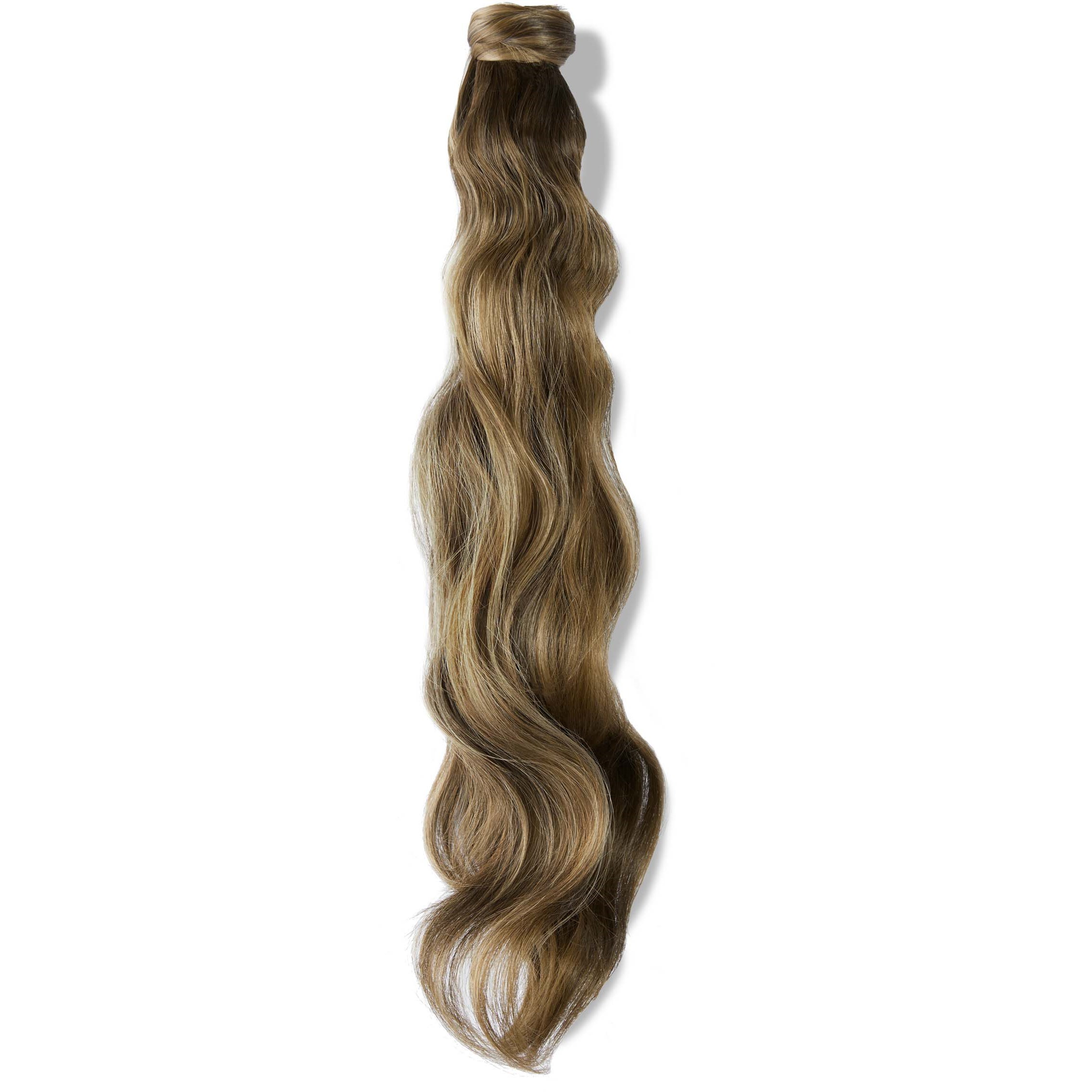 Läs mer om Rapunzel of Sweden Vegan Fibre Clip-in Ponytail Beach Wave Hazelnut C