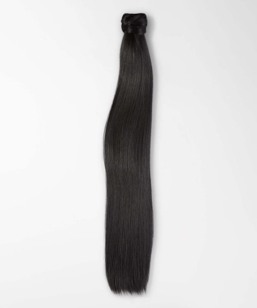 Rapunzel of Sweden Vegan Ponytail Straight / Clip-in / Medium Volume 40 cm 1.0 Black