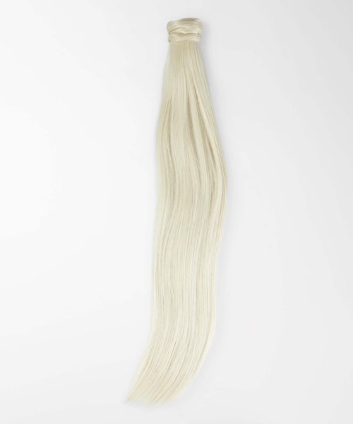 Rapunzel of Sweden Vegan Ponytail Straight / Clip-in / Medium Volume40 cm 10.10 Platinum Blonde