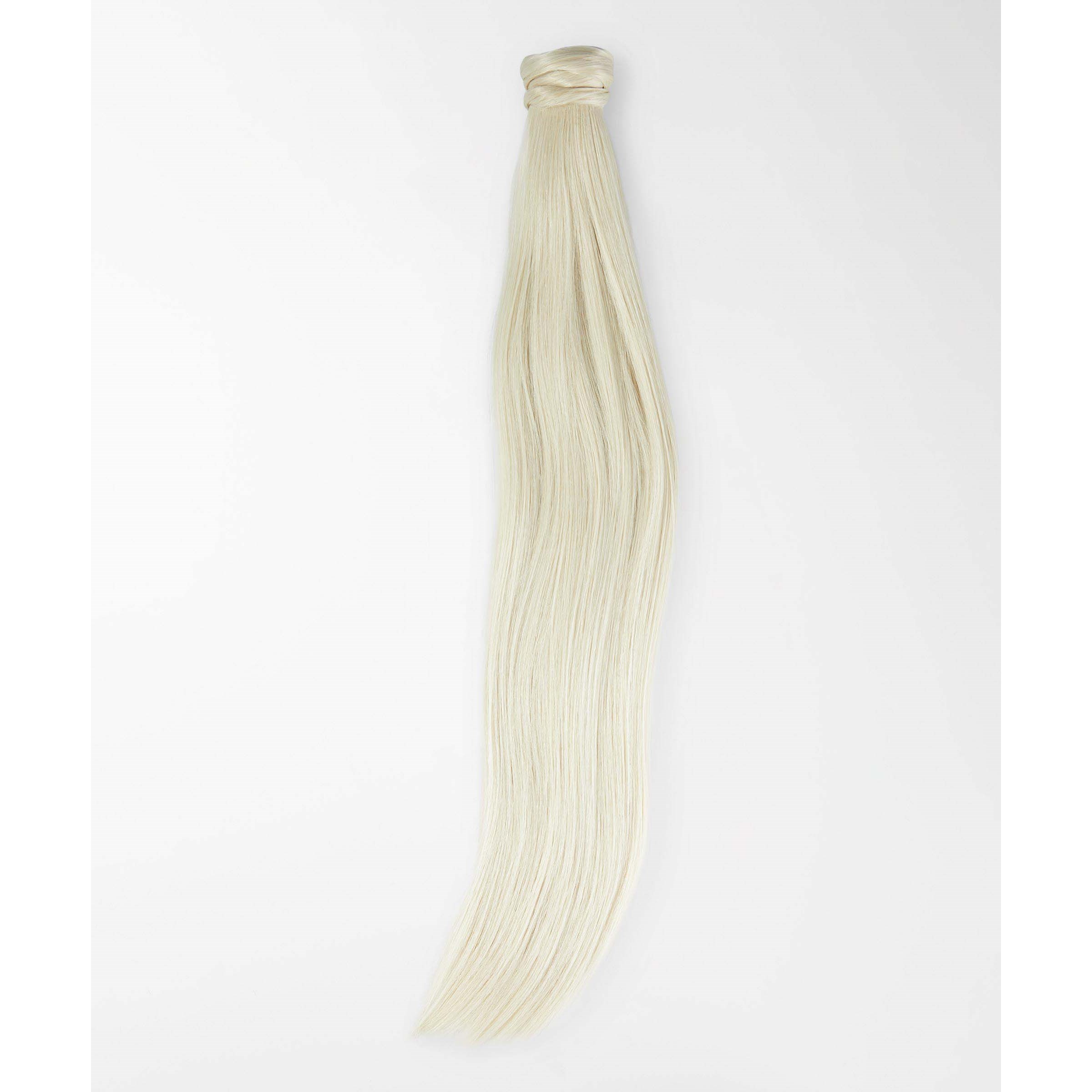 Läs mer om Rapunzel of Sweden Vegan Fibre Clip-in Ponytail Straight 10.10 Platin