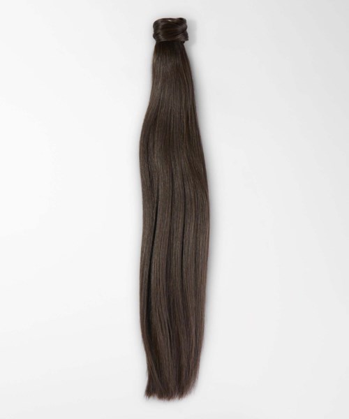 Rapunzel of Sweden Vegan Ponytail Straight / Clip-in / Medium Volume 40 cm 2.3 Chocolate Brown
