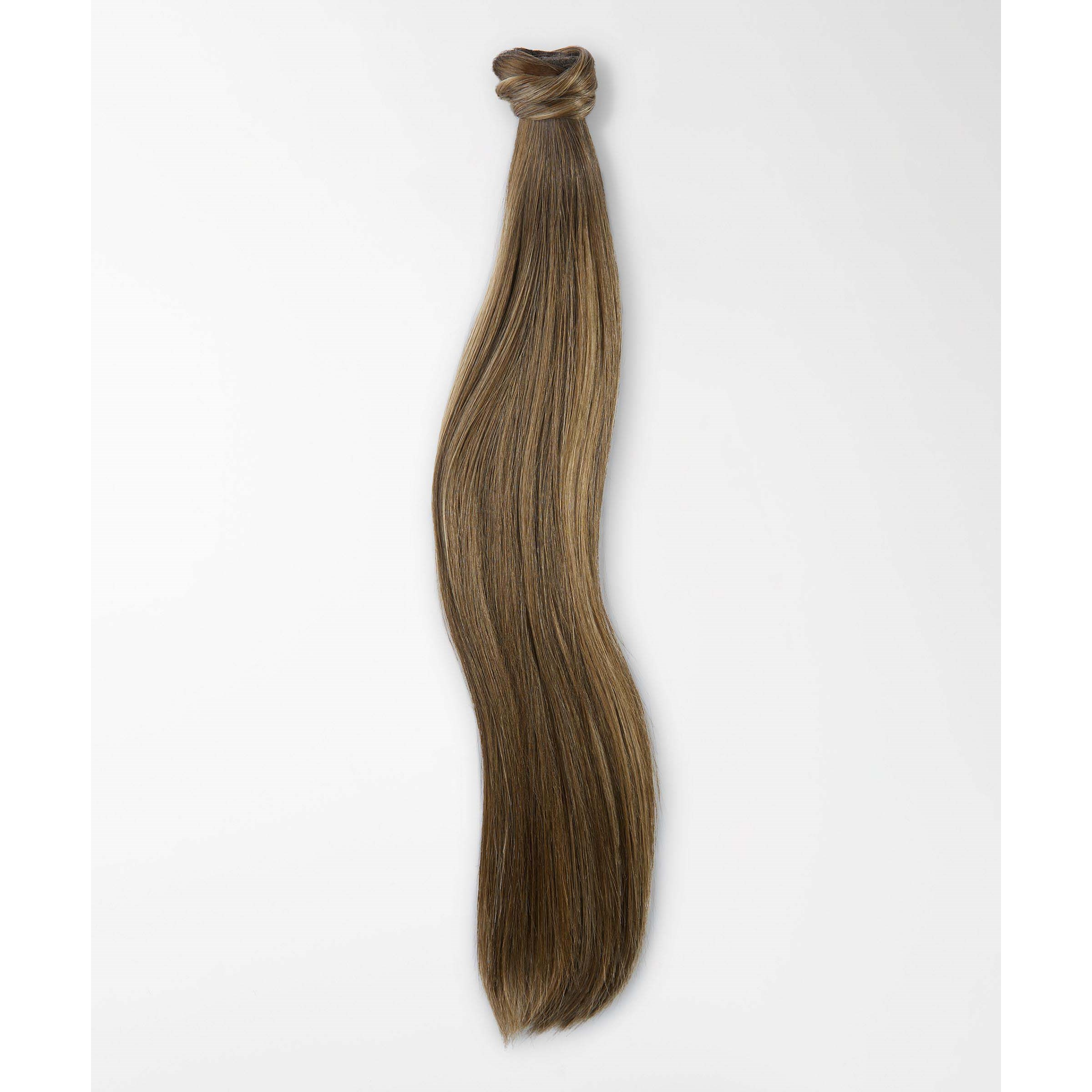 Läs mer om Rapunzel of Sweden Vegan Fibre Clip-in Ponytail Straight Hazelnut Car