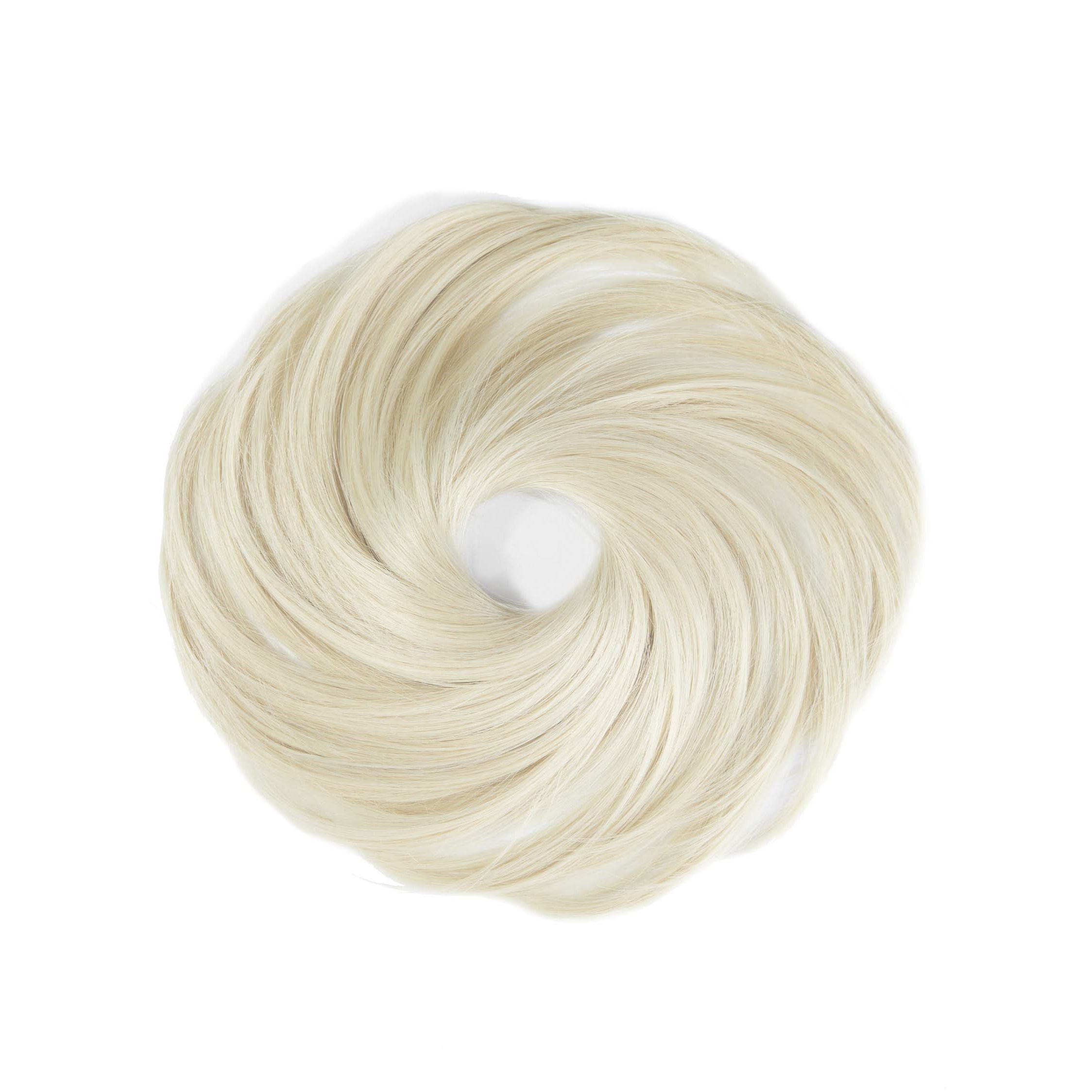 Läs mer om Rapunzel of Sweden Vegan Fibre Hair Scrunchie 10.10 Platinum Blonde