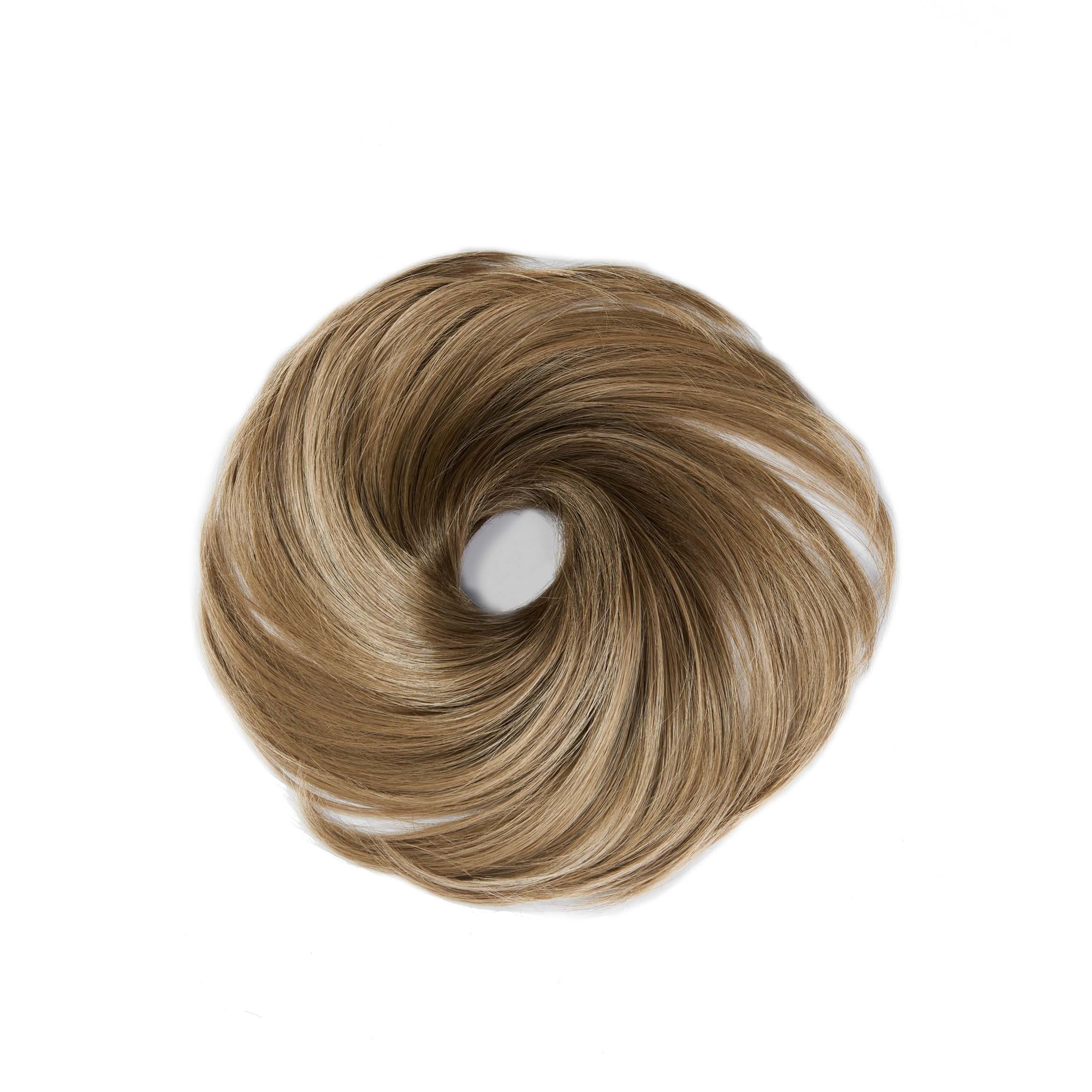 Läs mer om Rapunzel of Sweden Vegan Fibre Hair Scrunchie Brown Ash Blonde Balayag