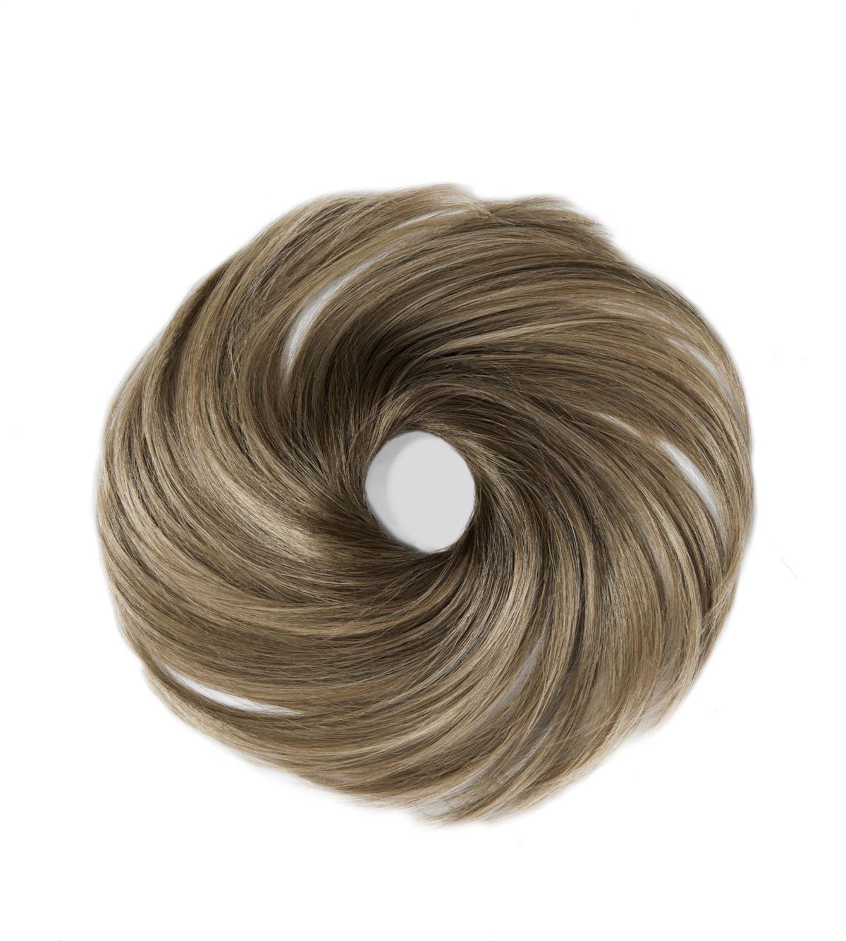 Rapunzel of Sweden Vegan Hair Scrunchie 20 cm Dark Ashy Blonde Balayage B2.6/10.7