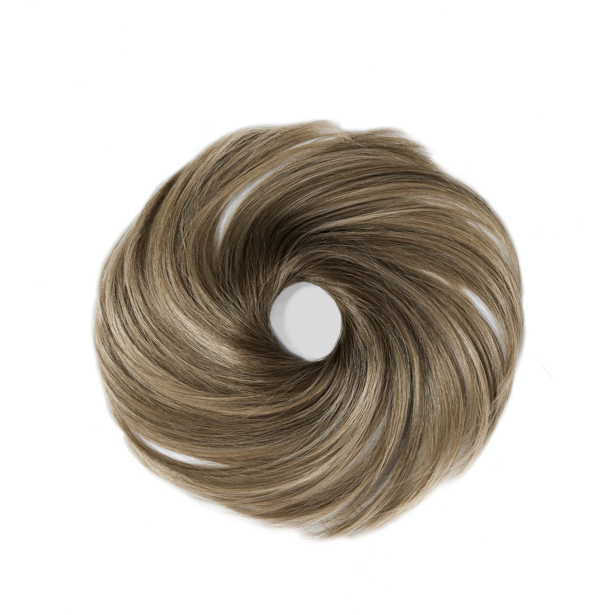 Läs mer om Rapunzel of Sweden Vegan Fibre Hair Scrunchie Dark Ashy Blonde Balayag