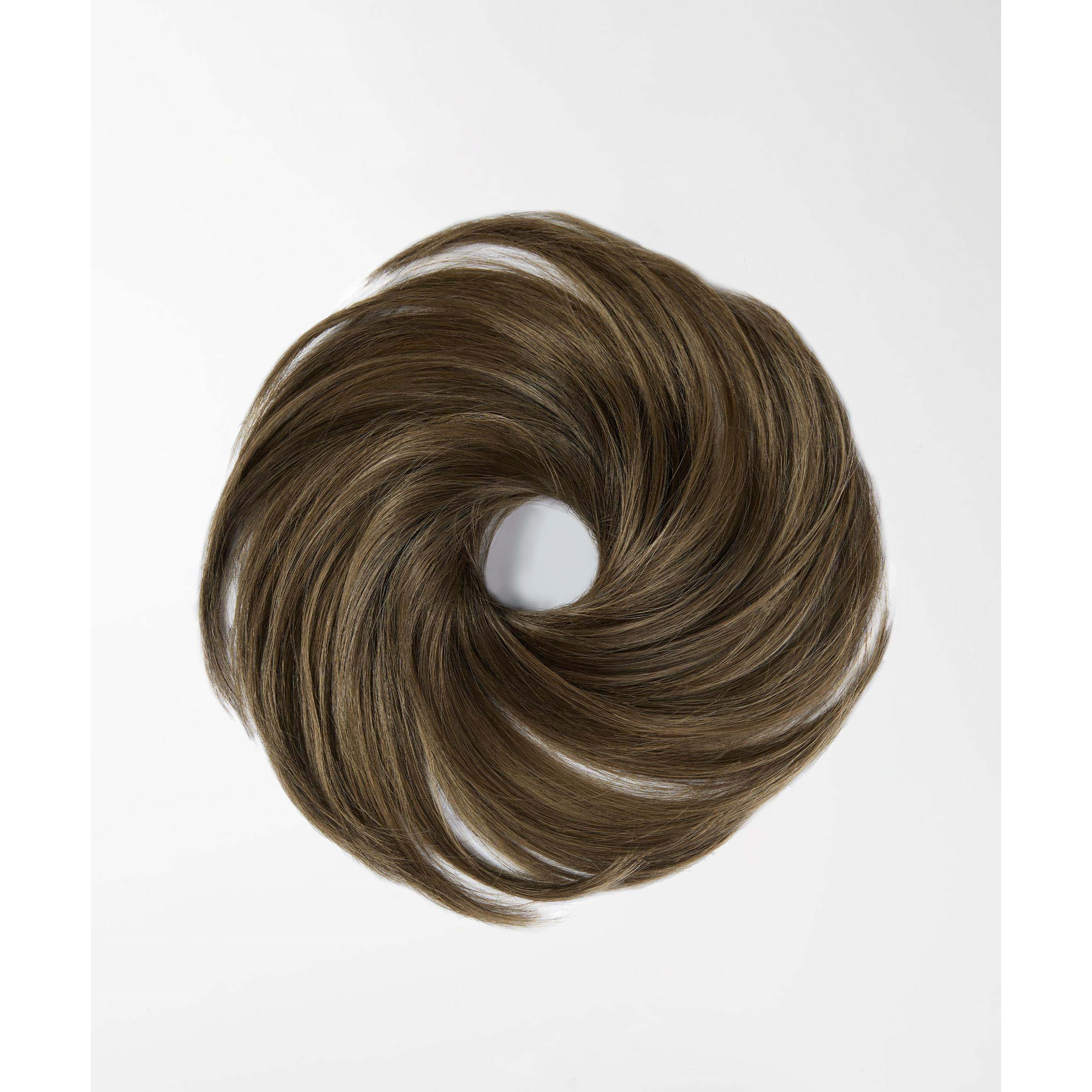 Läs mer om Rapunzel of Sweden Vegan Fibre Hair Scrunchie Hazelnut Caramel Balayag