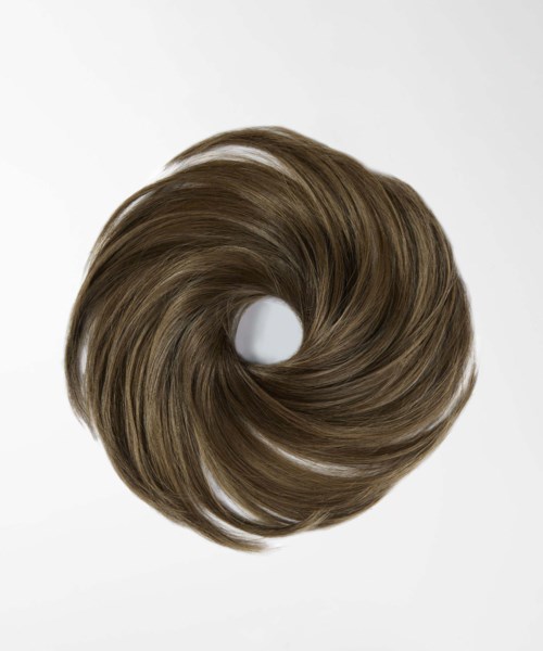 Rapunzel of Sweden Vegan Hair Scrunchie 20 cm Hazelnut Caramel Balayage B2.3/5.0