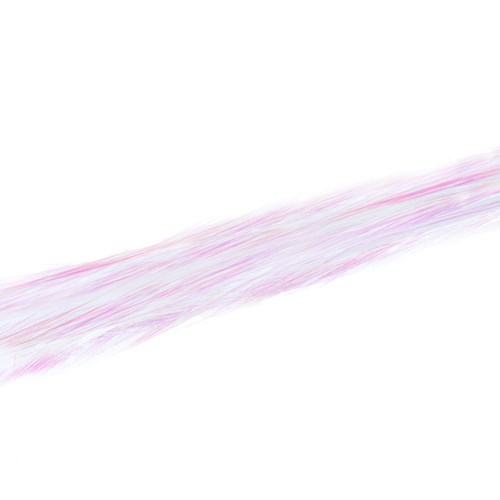 En ljus, flerfärgad, suddig streak över en vit bakgrund.