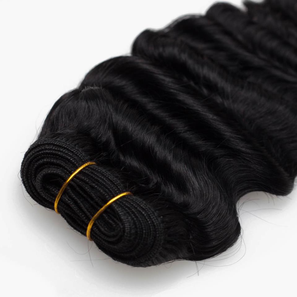 Rapunzel of Sweden Hair Weft Soft Wave 1.0 Black 40cm