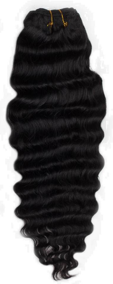 Rapunzel of Sweden Hair Weft Soft Wave 1.0 Black 45cm