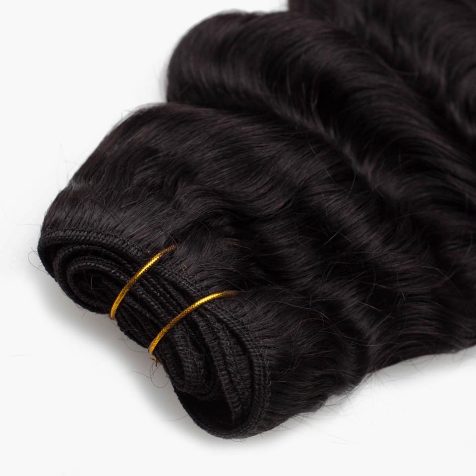 Rapunzel of Sweden Hair Weft Soft Wave 1.2 Black Brown 40cm