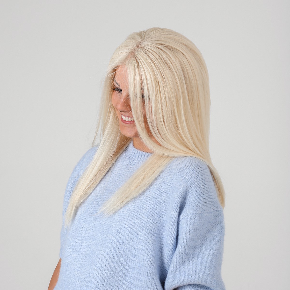 Läs mer om Rapunzel of Sweden Wig - Human Hair 45 cm 10.8 Light Blonde