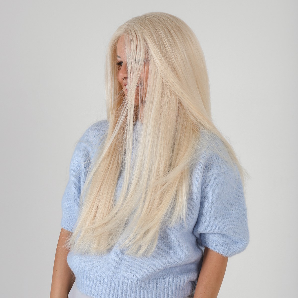 Läs mer om Rapunzel of Sweden Wig - Human Hair 55 cm 10.8 Light Blonde