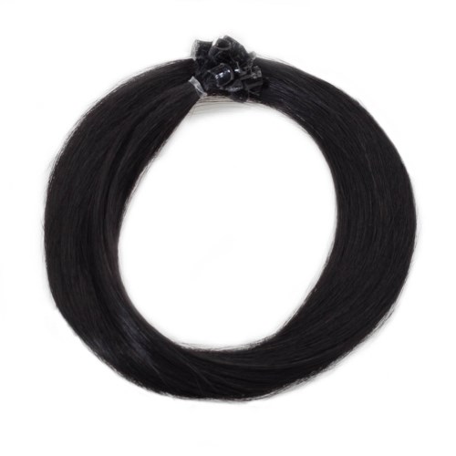 Rapunzel of Sweden Nail Hair Original Straight 30 cm 1.0 Black