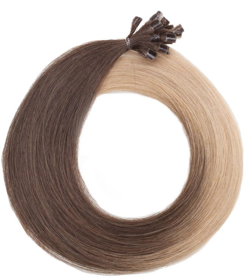 Rapunzel of Sweden Nail Hair Original Straight O2.0/7.5 Medium Brown Ombre 50cm