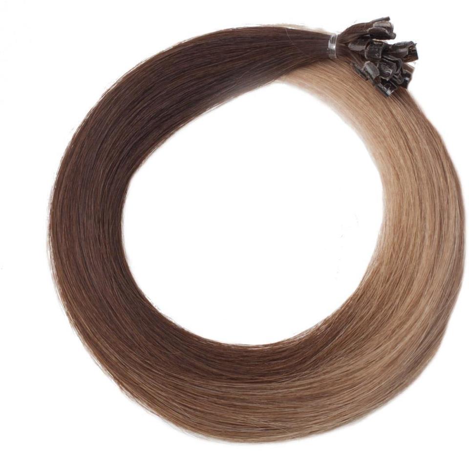 Rapunzel of Sweden Nail Hair Original Straight O2.2/7.3 Brown Ash Ombre 50cm