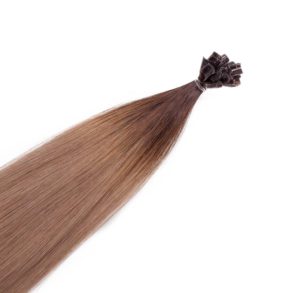 Rapunzel of Sweden Nail Hair Original Straight R2.2/7.3 Brown Ash Root 50cm
