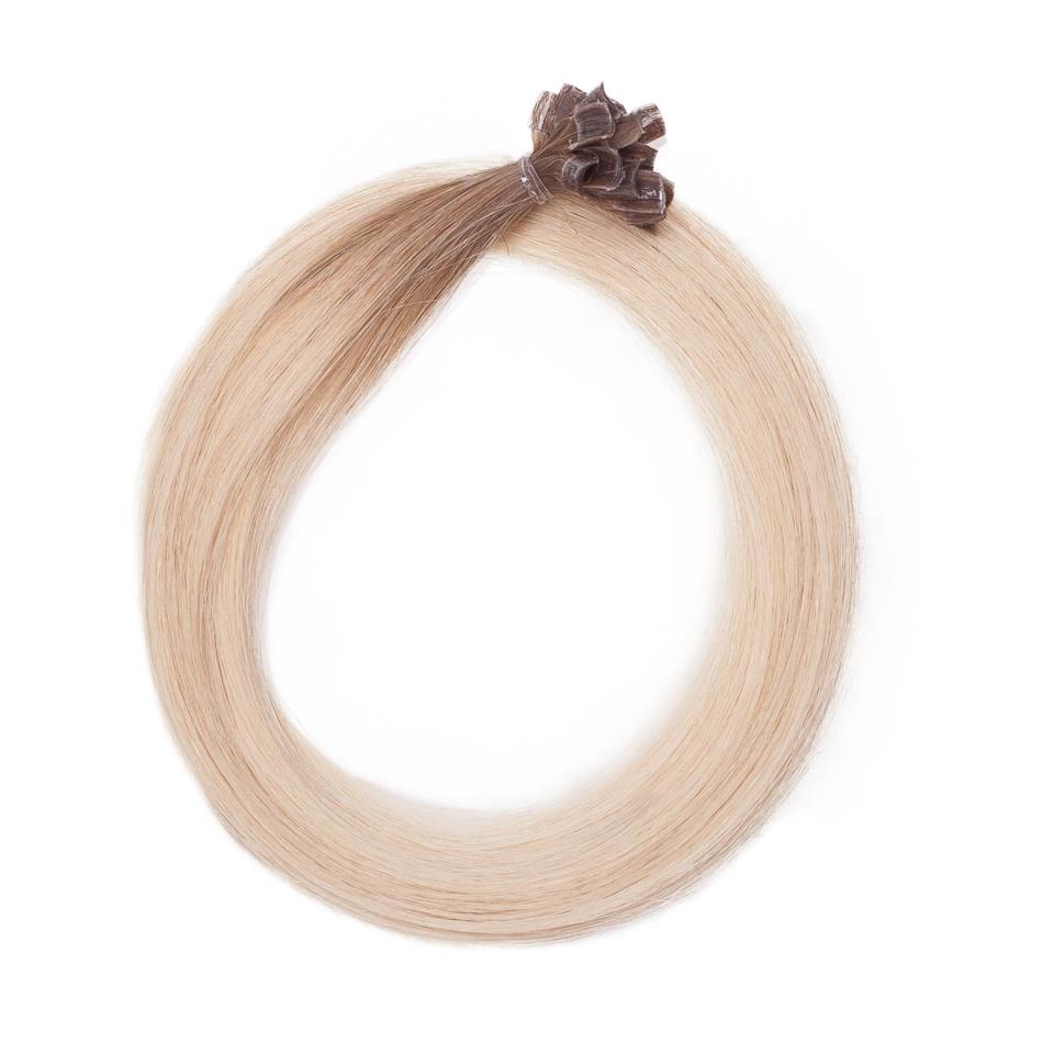 Rapunzel of Sweden Nail Hair Original Straight R7.3/10.8 Cendre Ash Blonde Root 50cm