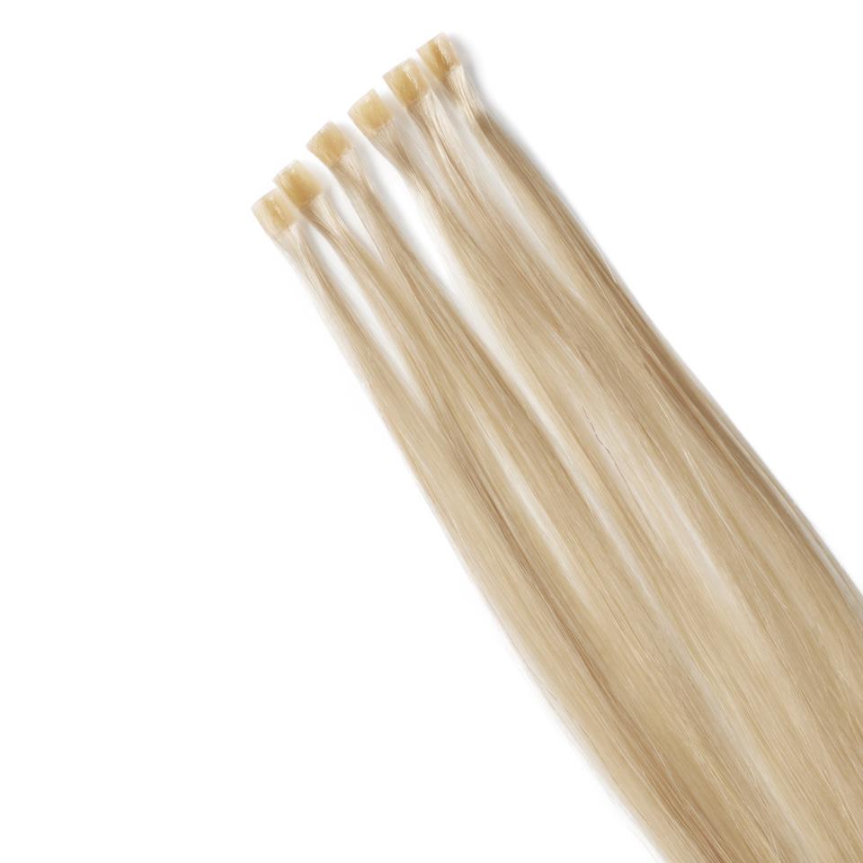 Rapunzel of Sweden Nail Hair Premium Straight 10.7 Light Grey 40 cm