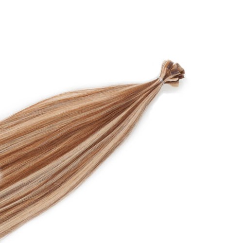Rapunzel of Sweden Nail Hair  Premium Straight 40 cm M5.4/7.8 Strawberry Brown Mix