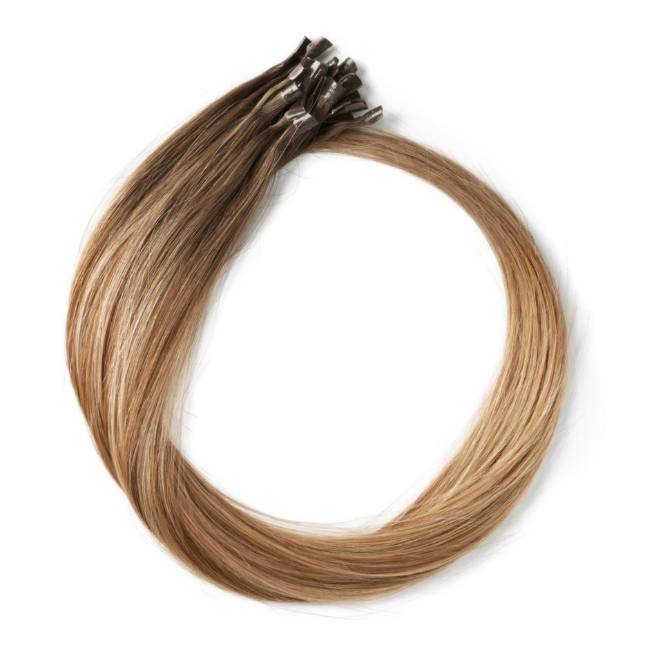 Rapunzel of Sweden Nail Hair Premium Straight Natural Brown ColorMelt C2.2/5.1 40 cm
