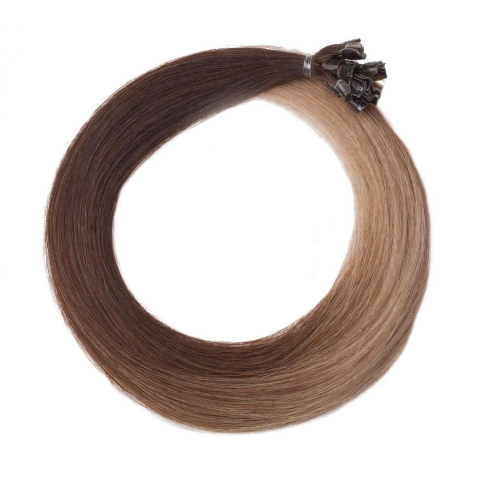 Rapunzel of Sweden Nail Hair Premium Straight O2.2/7.3 Brown Ash Ombre 40cm