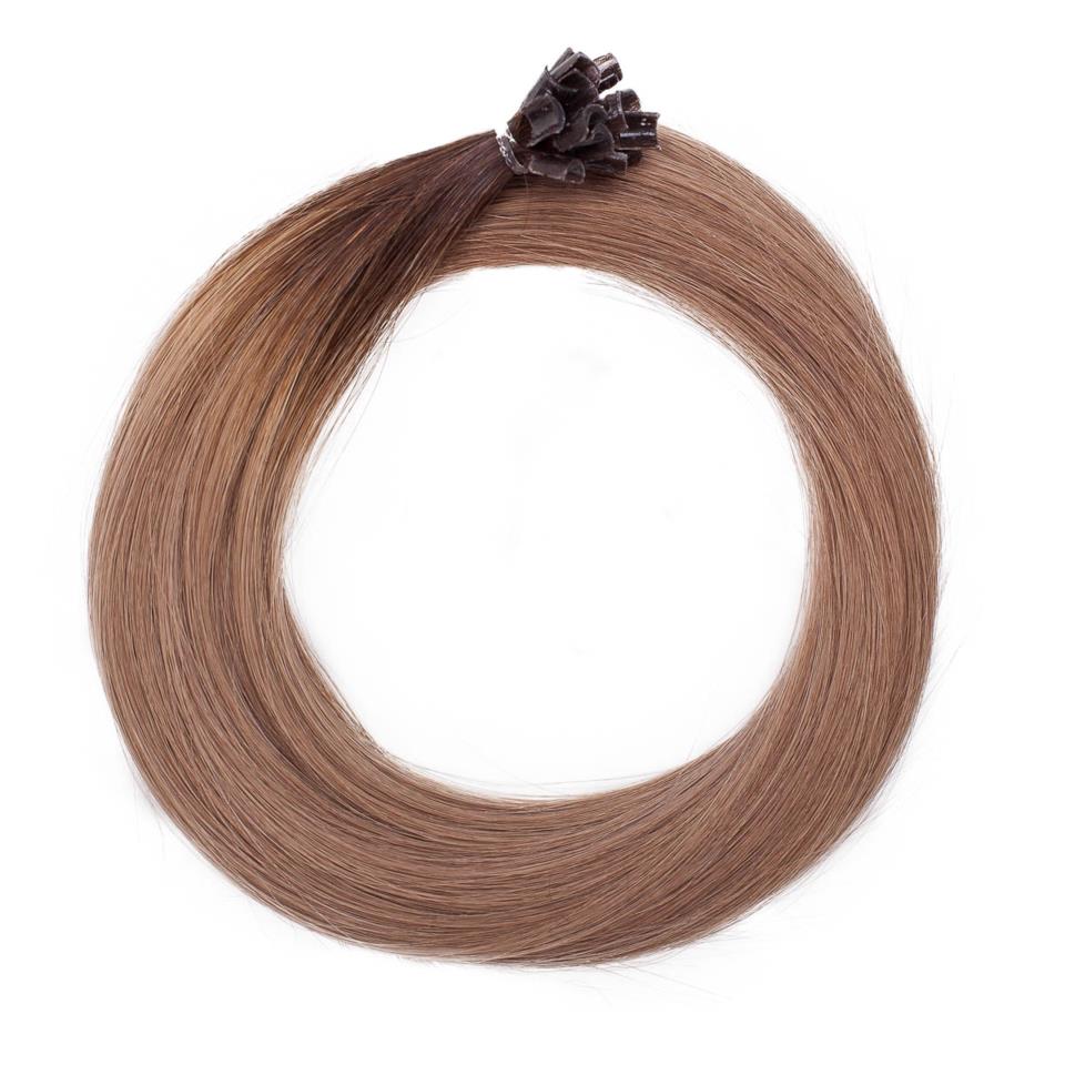 Rapunzel of Sweden Nail Hair Premium Straight R2.2/7.3 Brown Ash Root 50cm