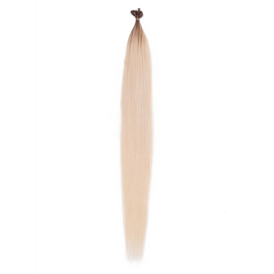Rapunzel of Sweden Nail Hair Premium Straight R7.3/10.8 Cendre Ash Blonde Root 50cm