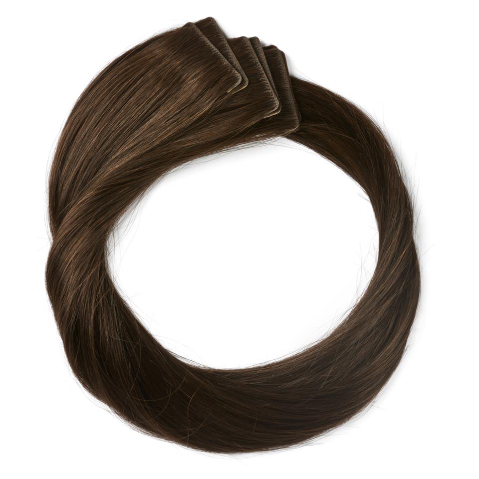 Rapunzel of Sweden Premium Tape Extensions - Seamless 4 2.3 Chocolate Brown 50 cm
