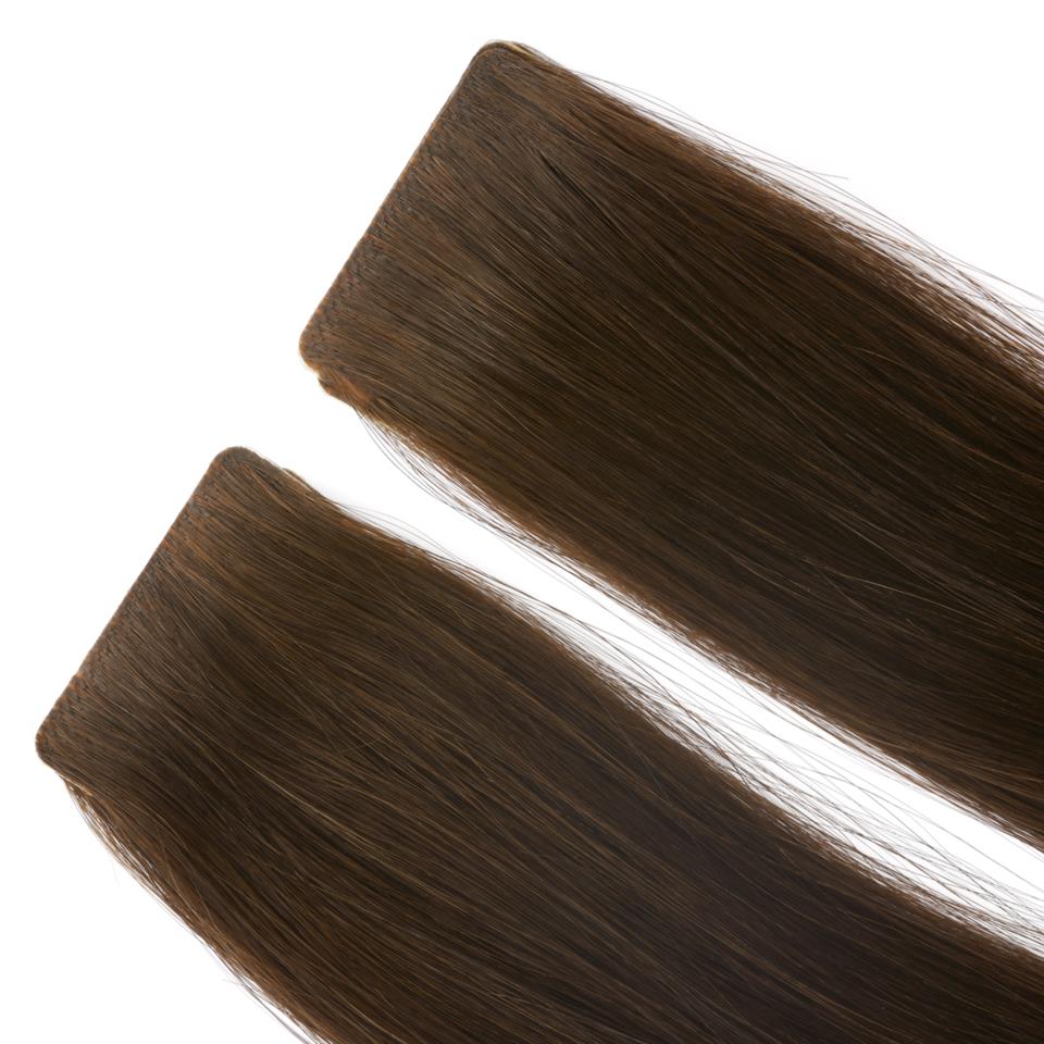 Rapunzel of Sweden Premium Tape Extensions - Seamless 4 2.3 Chocolate Brown 50 cm