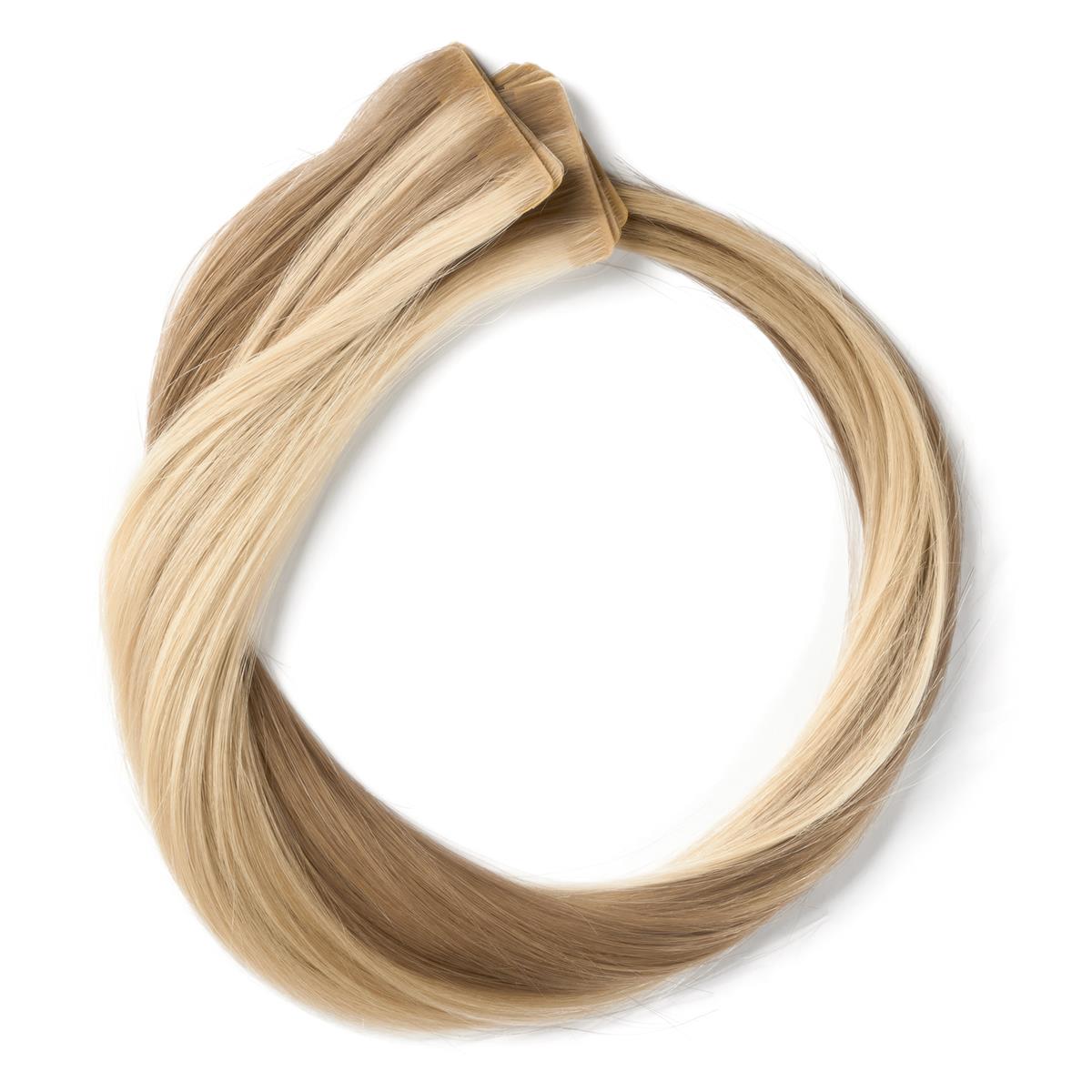 Rapunzel of Sweden Premium Tape Extensions Straight / Seamless Tape 4 cm / 8 pieces50 cm M7.3/10.8 Cendre Ash Blonde Mix