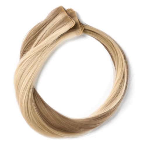 Rapunzel of Sweden Premium Tape Extensions Straight / Seamless Tape 4 cm / 8 pieces50 cm M7.3/10.8 Cendre Ash Blonde Mix