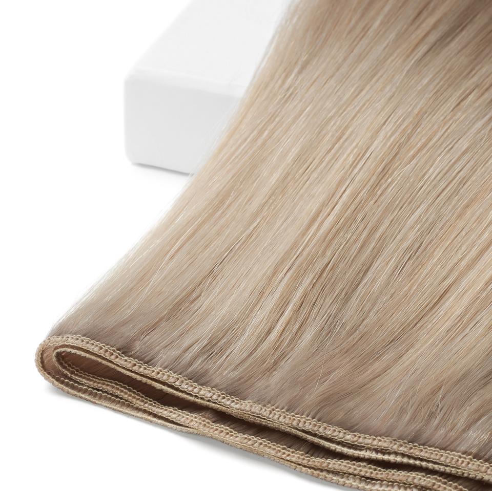 Rapunzel of Sweden Premium Weft Extensions - Single Layer 10.5 Grey 60 cm