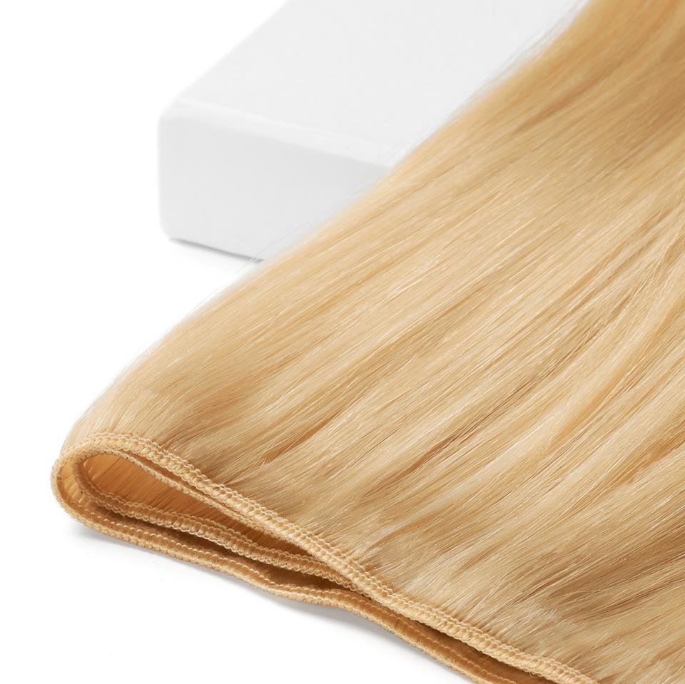 Rapunzel of Sweden Premium Weft Extensions - Single Layer 8.3 Honey Blonde 60 cm