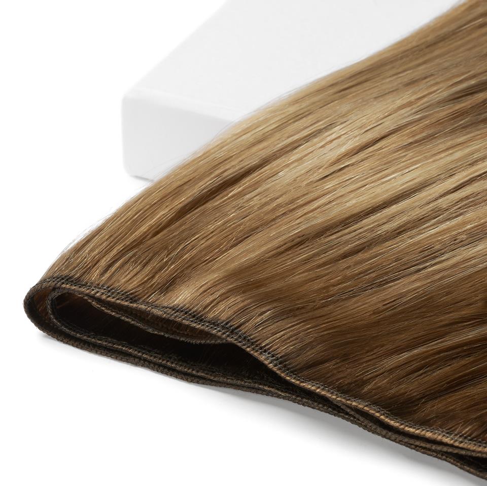 Rapunzel of Sweden Premium Weft Extensions - Single Layer Brownish Blonde Balayage B5.0/8.3 60 cm