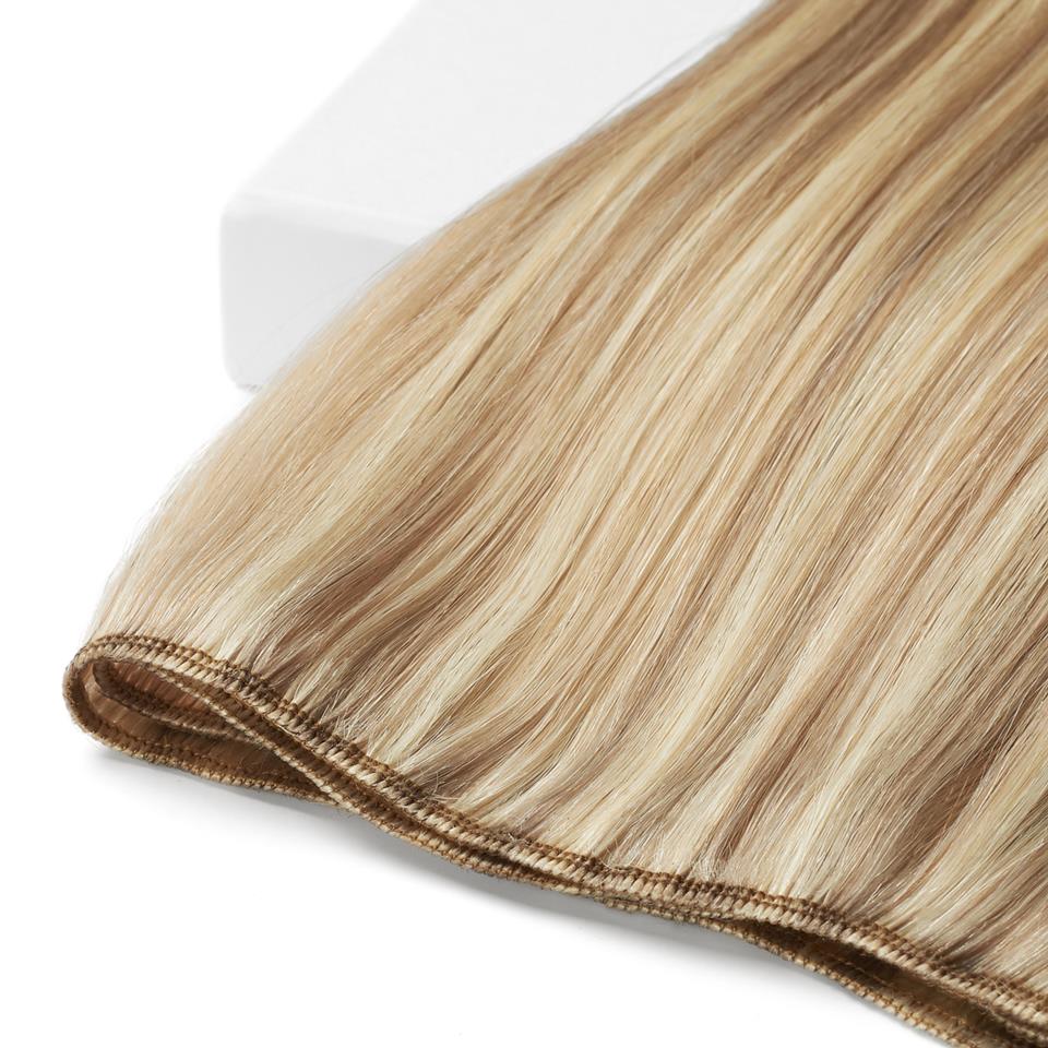 Rapunzel of Sweden Premium Weft Extensions - Single Layer M7.3/10.8 Cendre Ash Blonde Mix 60 cm