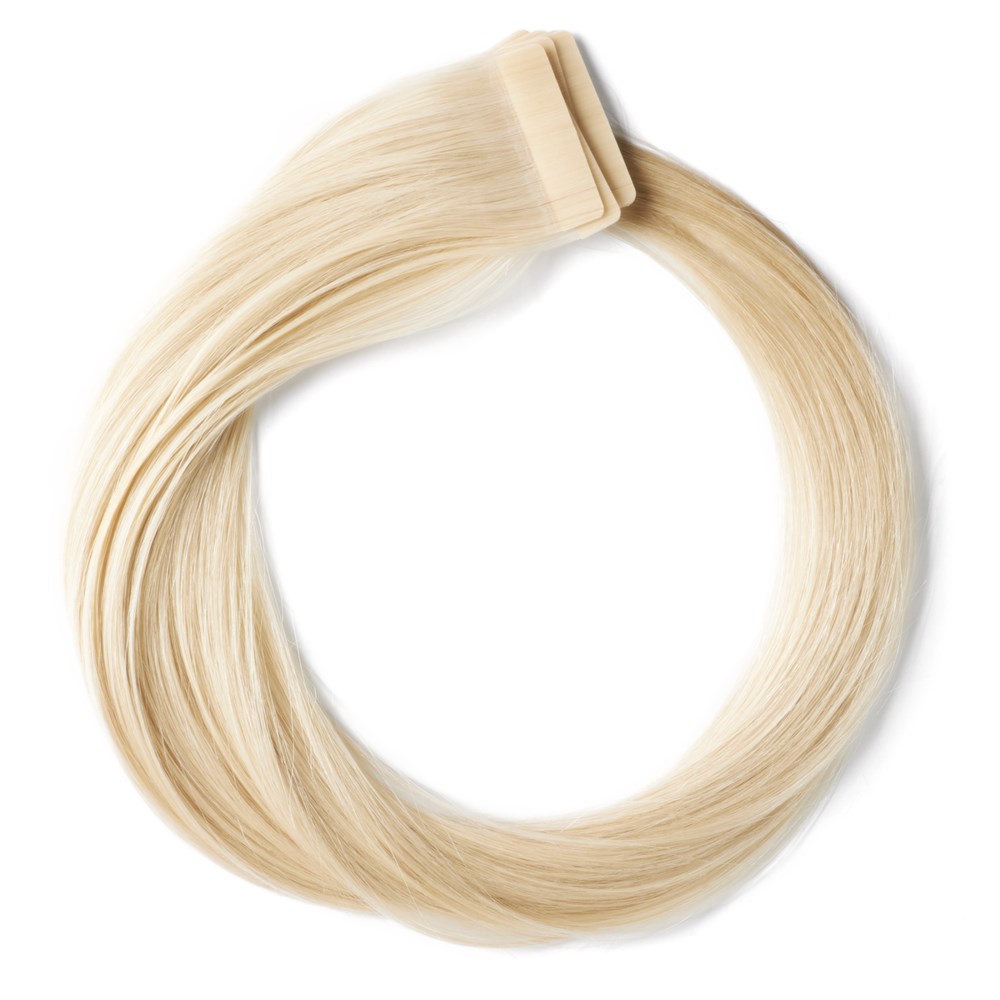 Rapunzel of Sweden Rapunzel of Sweden Classic 4 Premium Tape Extensions Straight / Classic Tape 4 cm / 8 pieces 40 cm 10.10 Platinum Blonde