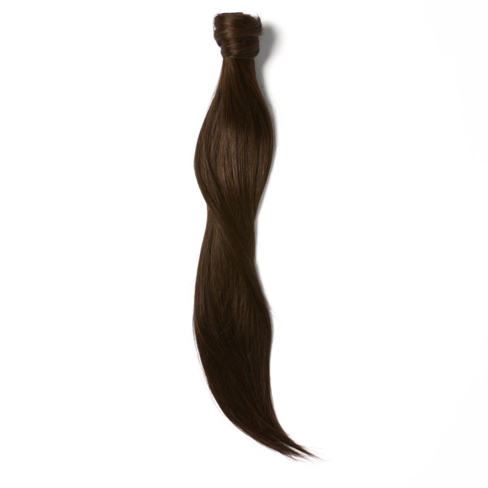 Rapunzel of Sweden Sleek Clip-in Ponytail 2.0 Dark Brown 40 cm